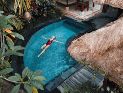 Relaxing spa vacation with a calm, peaceful setting.