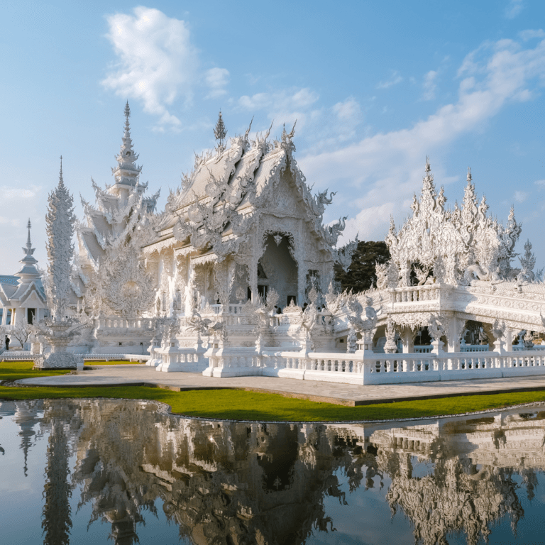 The White Temple in Thailand.