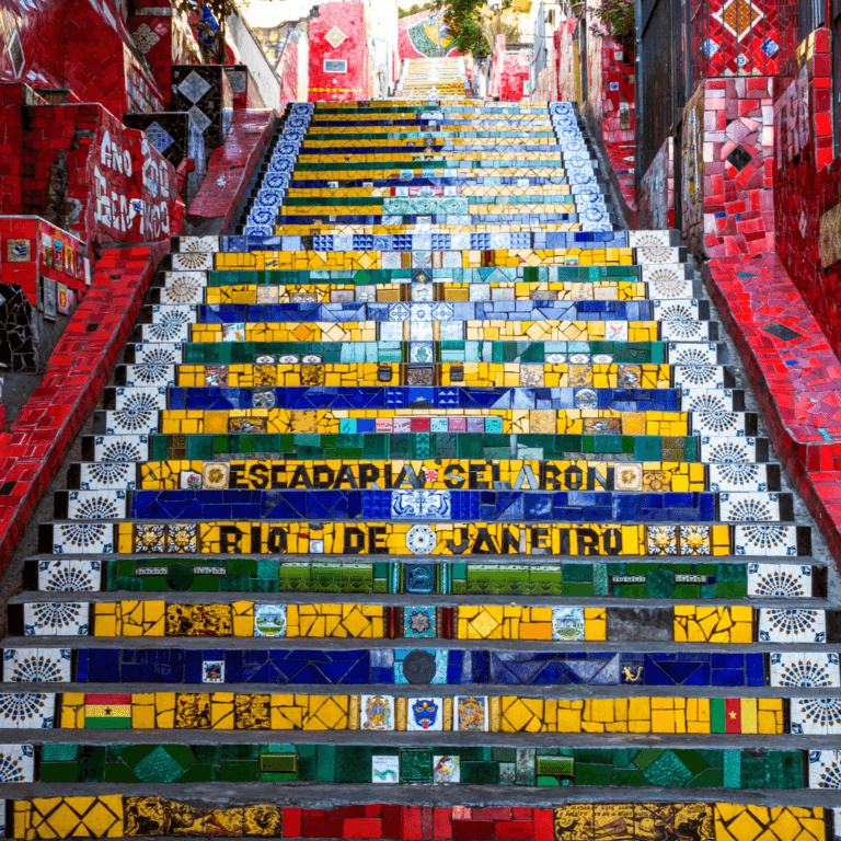 Rio Carnival float with intricate decorations and vibrant colors